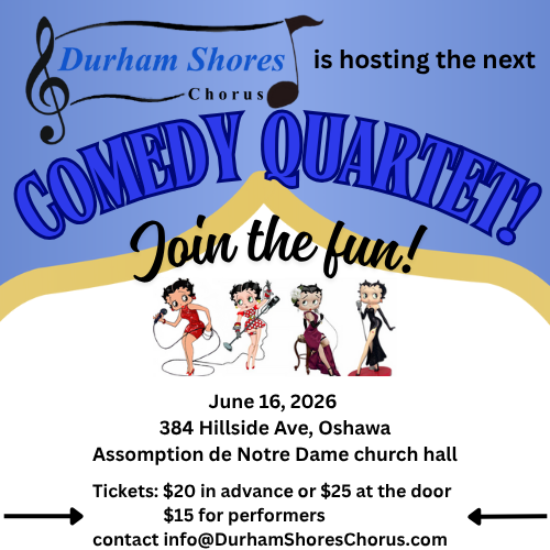 Comedy Quartet at Durham Shores Chorus