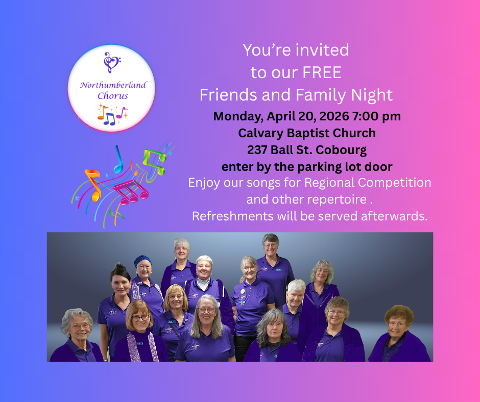 Friends and Family Night - Northumberland Chorus